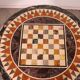 gueridon with a pietra dura top featuring a game board - 18th century