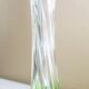 Blown glass vase, Murano, blue and green colors, vintage, 60s/70s