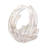 Empty crystal pocket ashtray