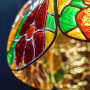 Lampe suspension pate de verre