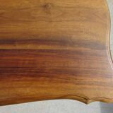 Solid walnut nesting table