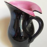 Bicolor pitcher of the Norman Potteries of Louviers 50s