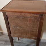 Table de chevet à rouleau de style directoire ancienne, début du 19e siècle