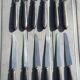 Set of 12 fruit knives with ebony handles coutellerie supérieure