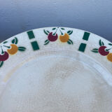 Gien compotier in fruit white ceramic