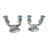 Pair of vintage candlesticks