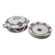 Soup plates and soup tureen Moulin des loups, hamage, US Taritz art deco