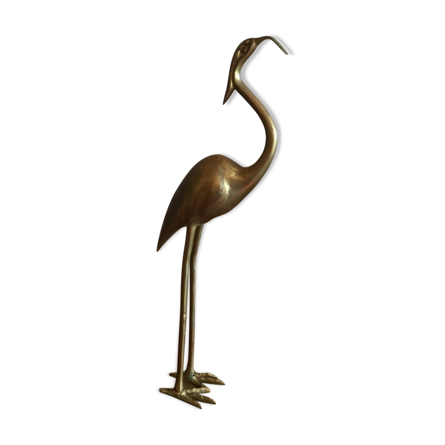 Vintage brass bird