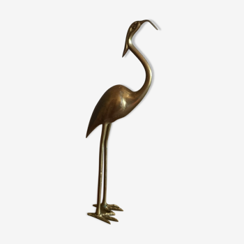 Vintage brass bird