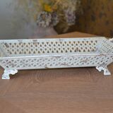 Metal openwork planter/stand on legs