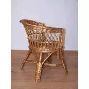 Fauteuil enfant en osier années 60