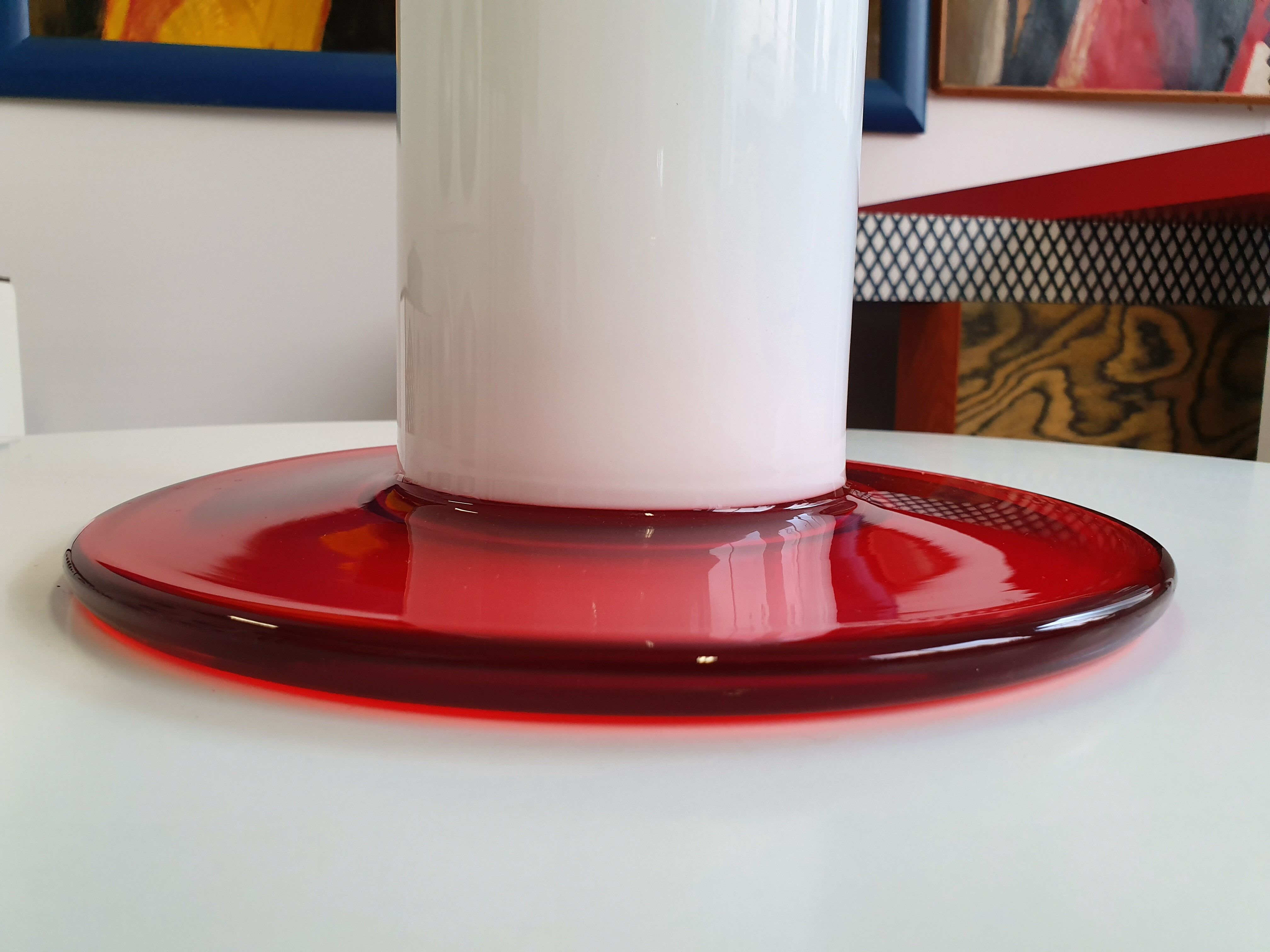 Vistosi Murano Sottsass vase