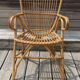 Fauteuil rotin adulte 1960