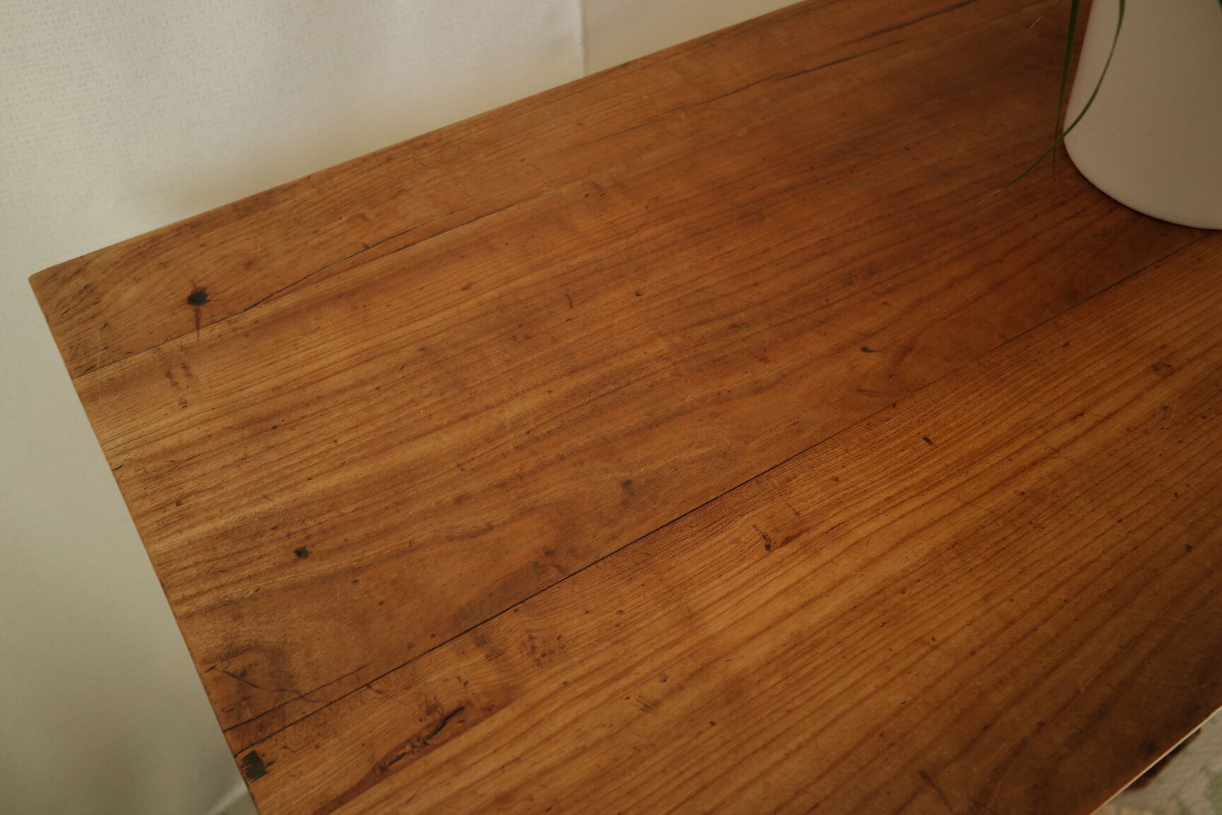 Antique walnut side table