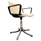 Set of three Modus Office Desk Chairs, Osvaldo Borsani for Tecno, Italy 1960