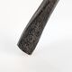 Signed Hand-Forged Iron & Wood Acorn Coat Rack, 1960s