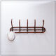 Curved wooden wall coat rack - Early 20th century