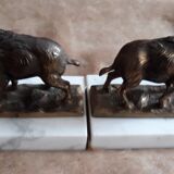 Bookends - boars - 50s