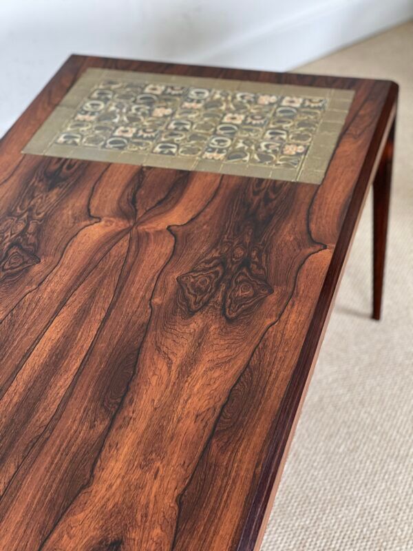 Table basse danoise par Johannes Andersen pour CFC en palissandre