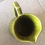 Ceramic green pitcher