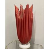 French draped table lamp by Georgia Jacob, 1970s