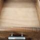 Low sideboard from the beginning of the twentieth century in walnut.