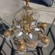 Lustre vintage mid century, Hollywood Regency