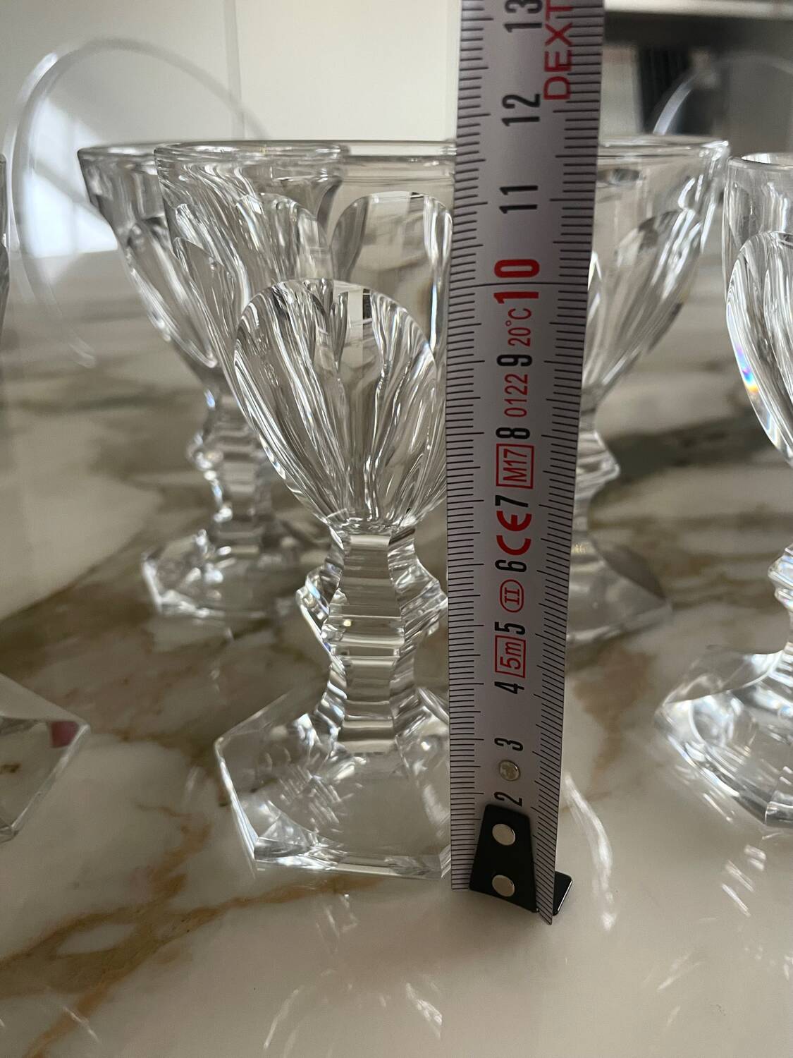 5 Harcourt-style port glasses