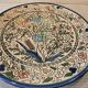 Superb decorative plate in traditional Armenian ceramic, in