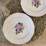 6 Assiettes à dessert Digoin Sarreguemines 9177