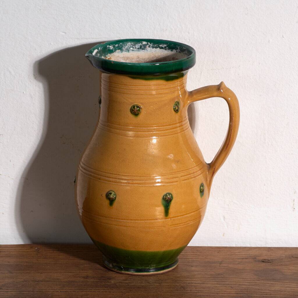 Old glazed ceramic pot – Central Europe, around 1930