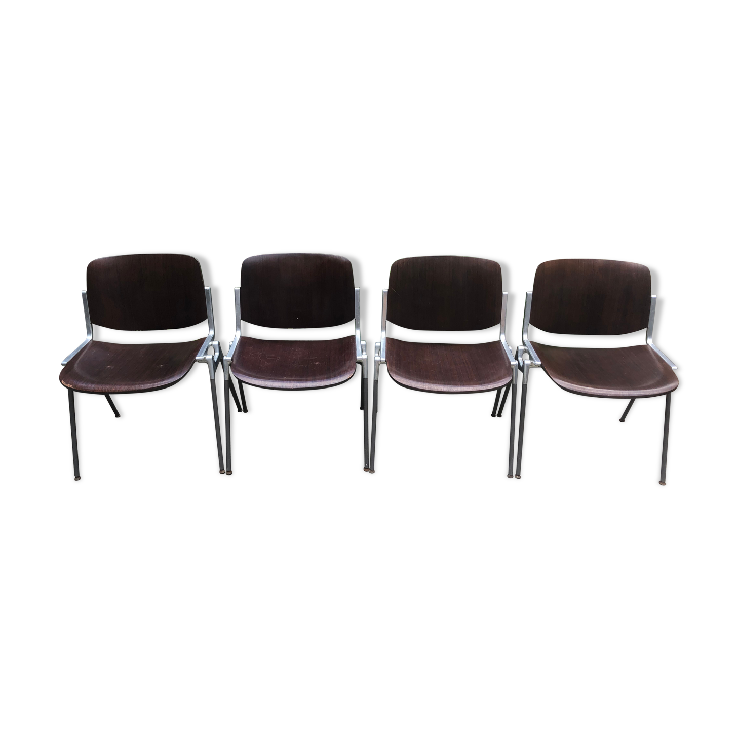 Chaises par Giancarlo Piretti pour Castelli