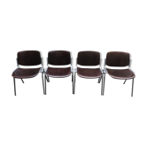 Chaises par Giancarlo Piretti pour Castelli