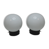 Pair of globe balls vintage