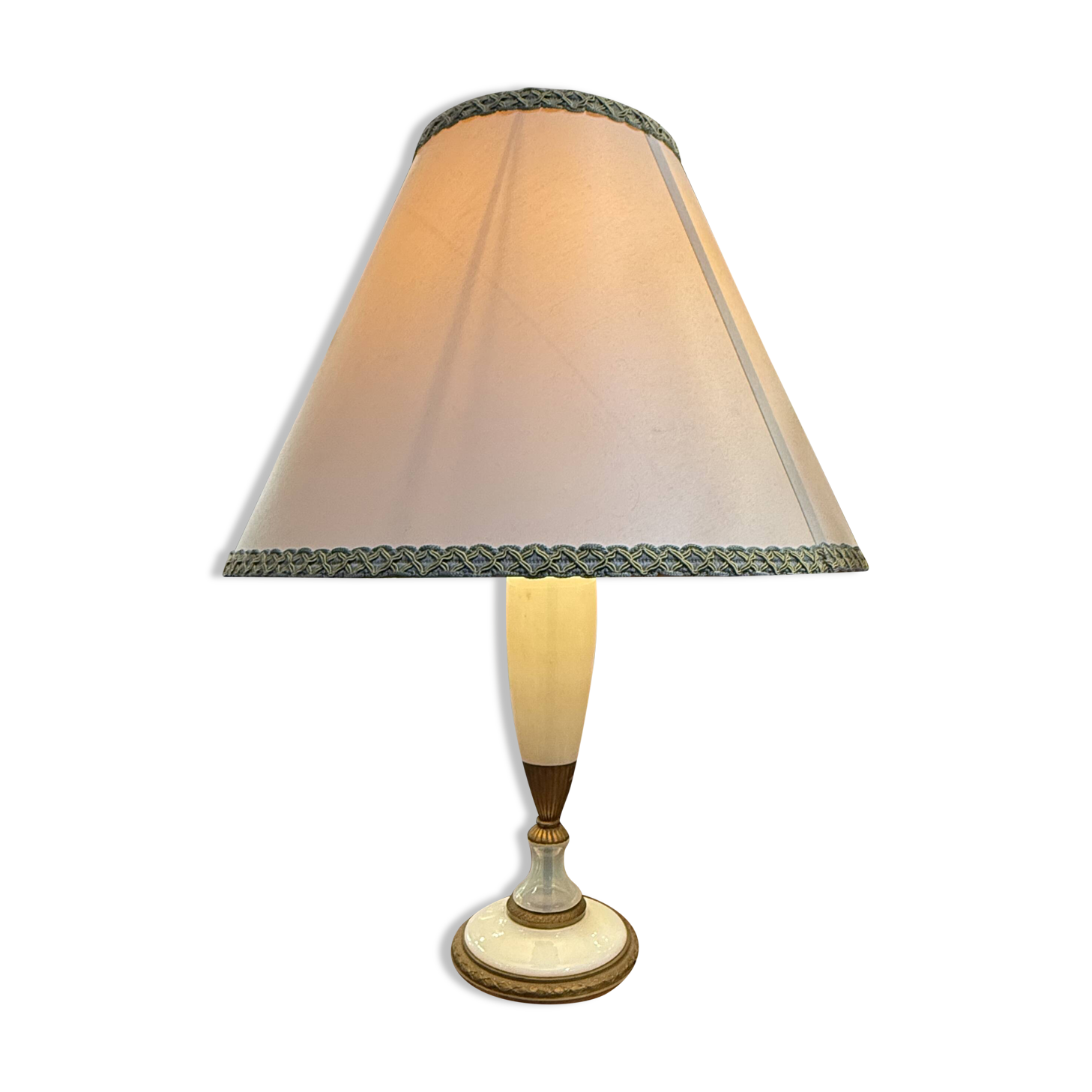 Alabaster bedside lamp