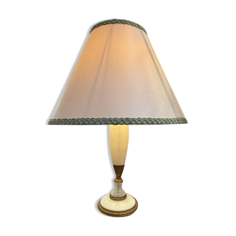 Alabaster bedside lamp