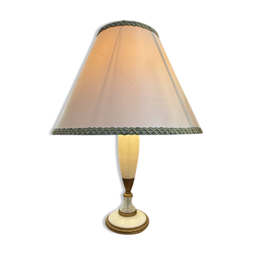 Alabaster bedside lamp