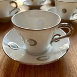Bernardaud Ithaca Coffee Cup and Saucer by Olivier Gagnère
