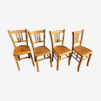 4 chaises bistrot luterma