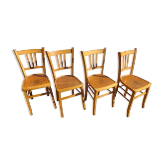 4 chaises bistrot luterma