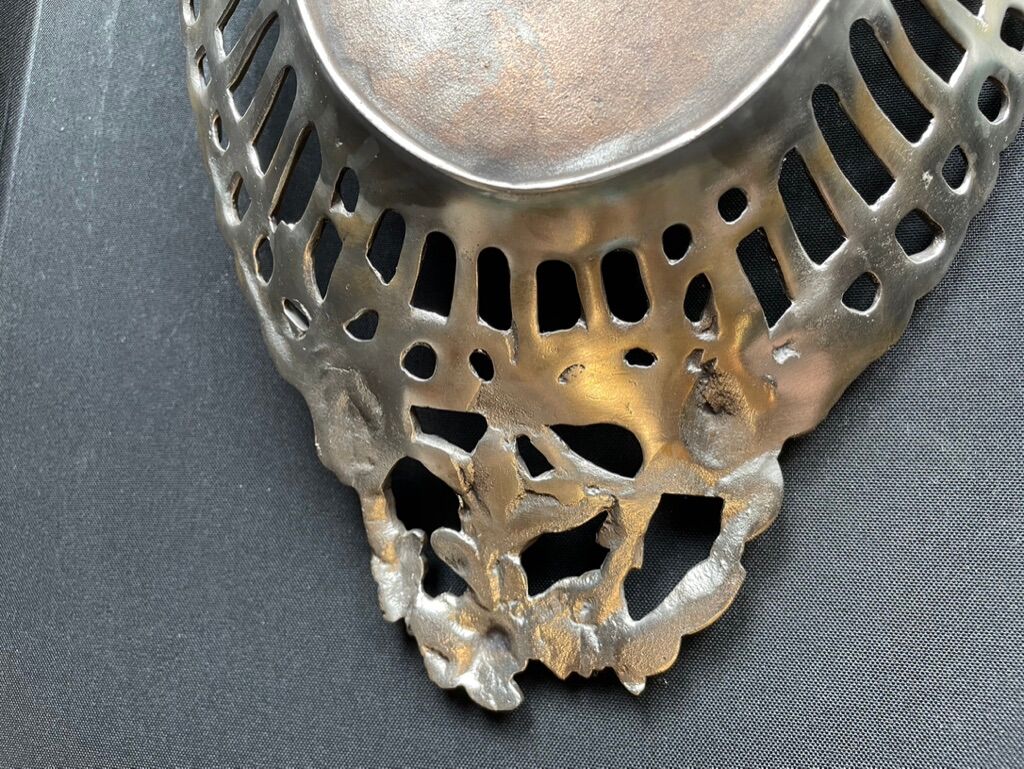 Silver bronze basket