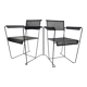 Style Pilastro - Postmoderne - (2) chaises - acier perforé - design néerlandais