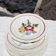 Set de 10 assiettes plates Sarreguemines, modèle Chatenois