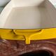 Yellow enamelled Dansk baking dish
