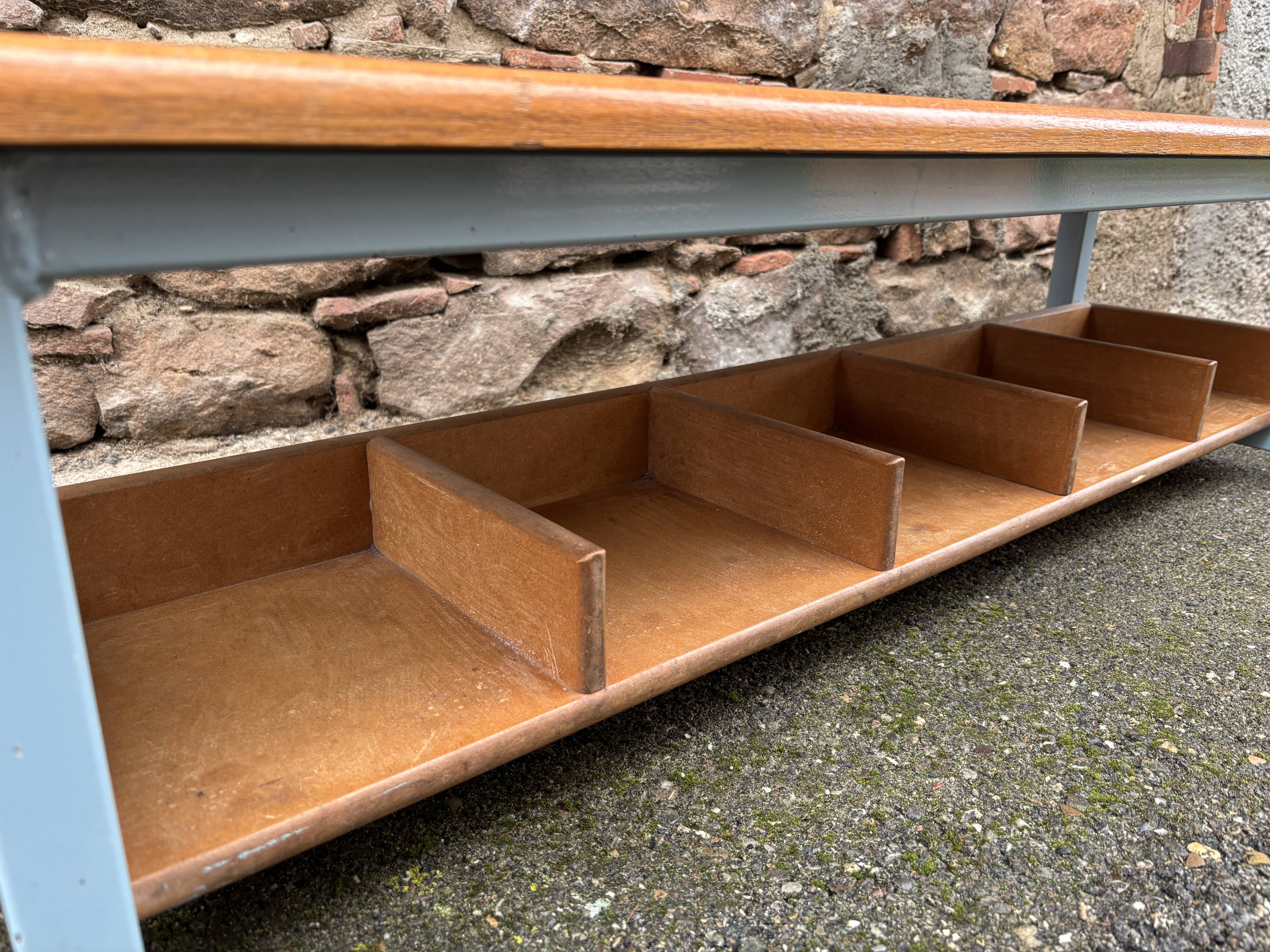 Vintage Kindergarten Bench - Retro School Furniture