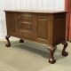English enfilade from the early 20th century in mahogany.