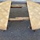 Round extendable dining table Louis XV stripped in solid oak 1950