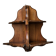 Pair of vintage corner shelves