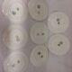 old dessert plates in earthenware "orchies mill of wolves"