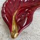 Dull leaf Vallauris red burgundy